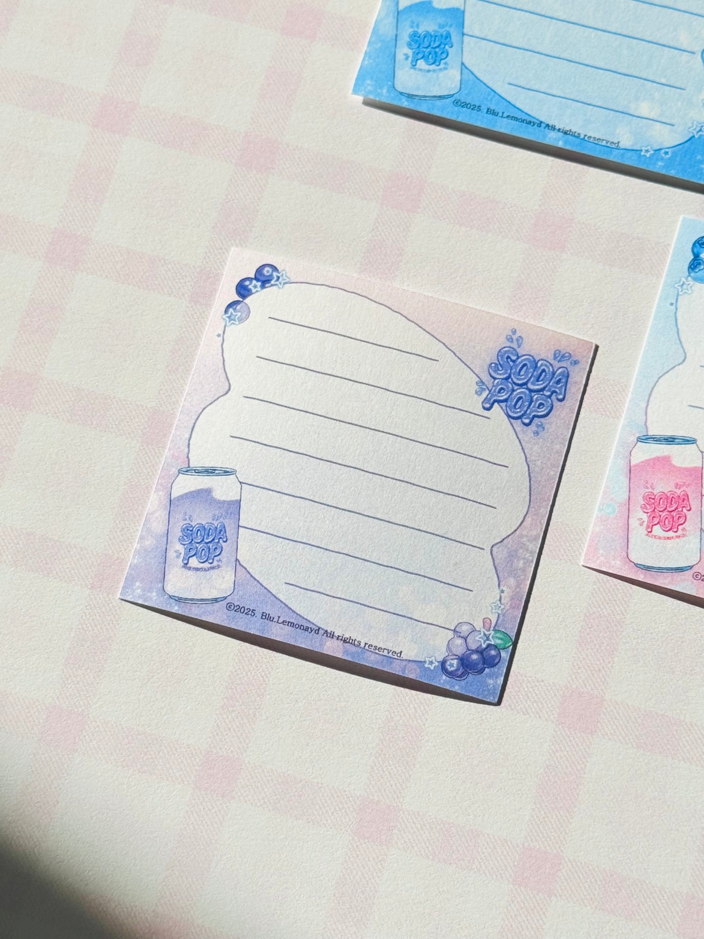 Soda pop Stationery Sets  | Sticker | Mini postcard | Envolope