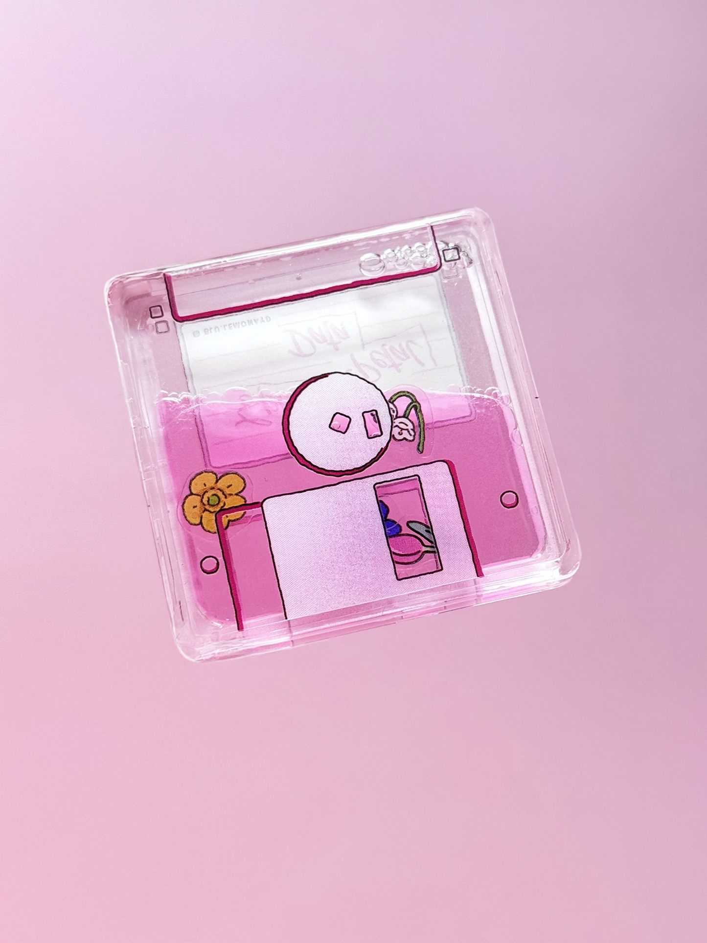 Spring Floppy disk Shaker Charm | Keychain | Badge Reel | Phone Grip