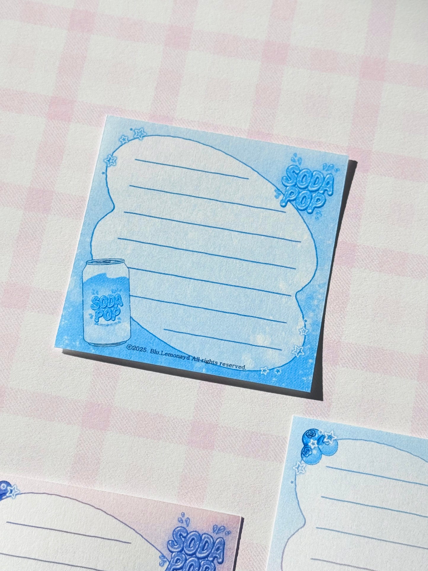 Soda pop Stationery Sets  | Sticker | Mini postcard | Envolope