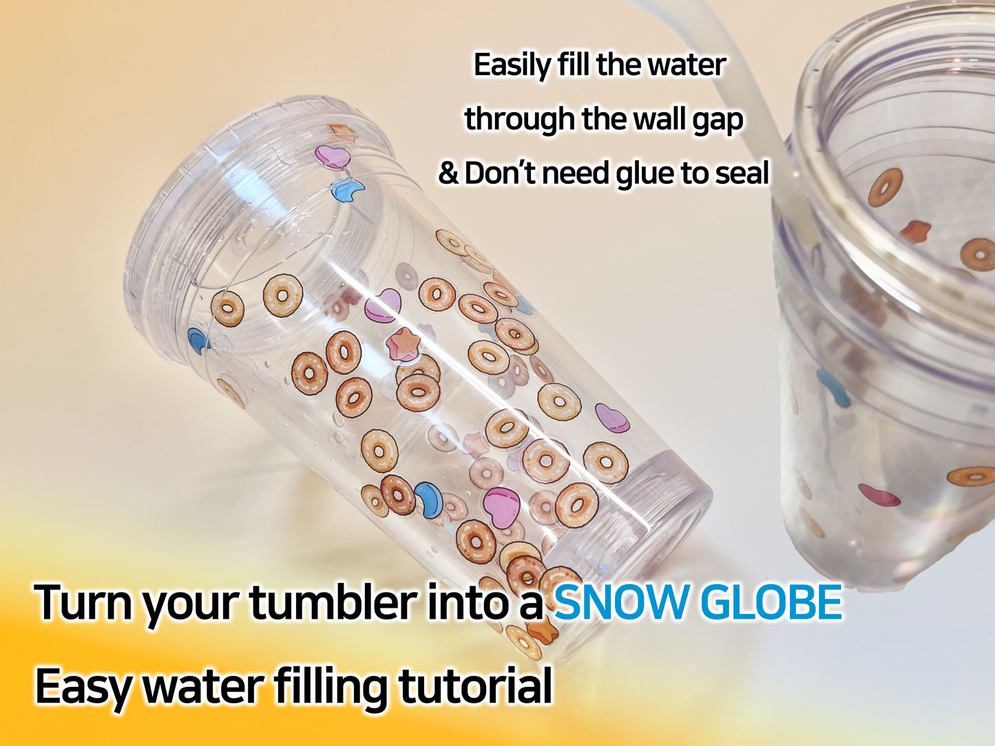 Cereal | Snowglobe Tumbler