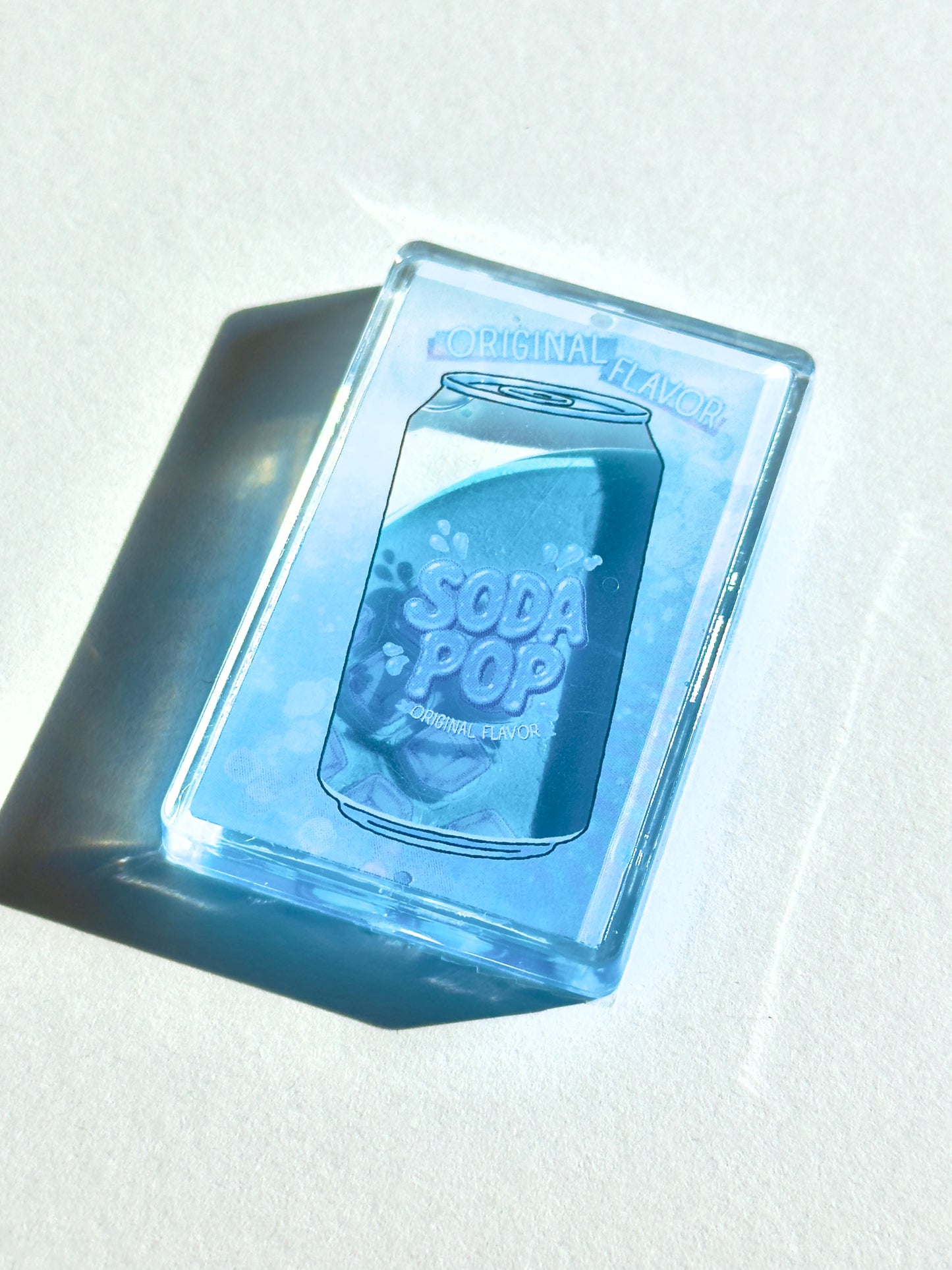 Sodapop can Shaker Charm | Keychain | Badge Reel | Phone Grip