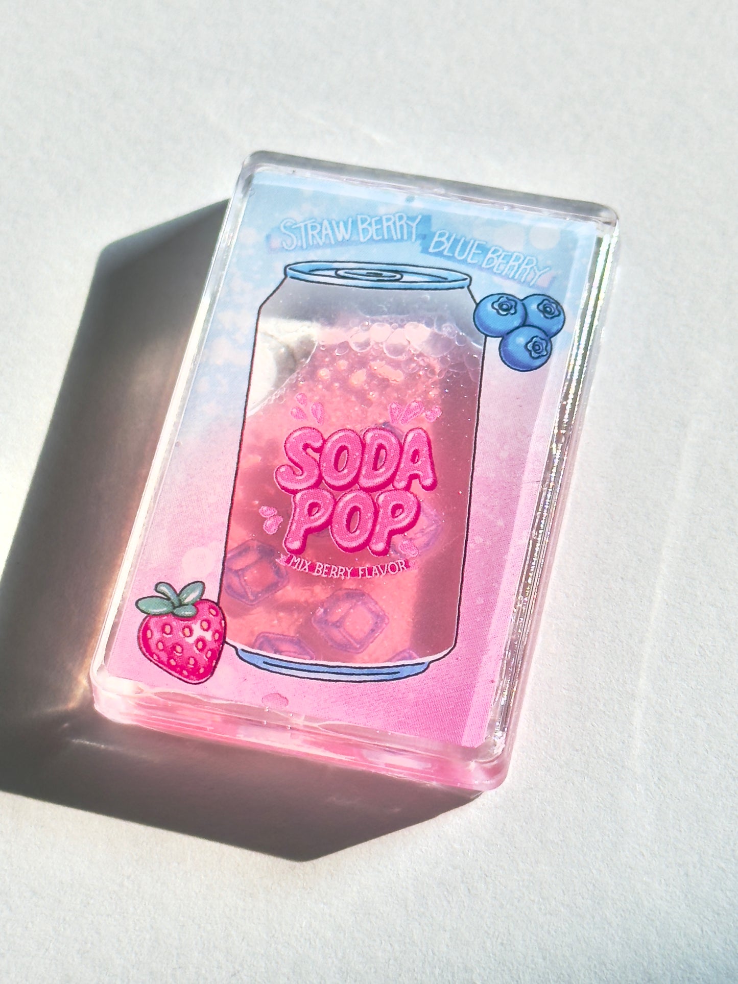 Mix berry can Shaker Charm | Keychain | Badge Reel | Phone Grip