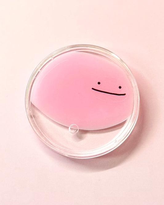 Pink Ditto Shaker Charm | Keychain | Badge Reel | Phone Grip