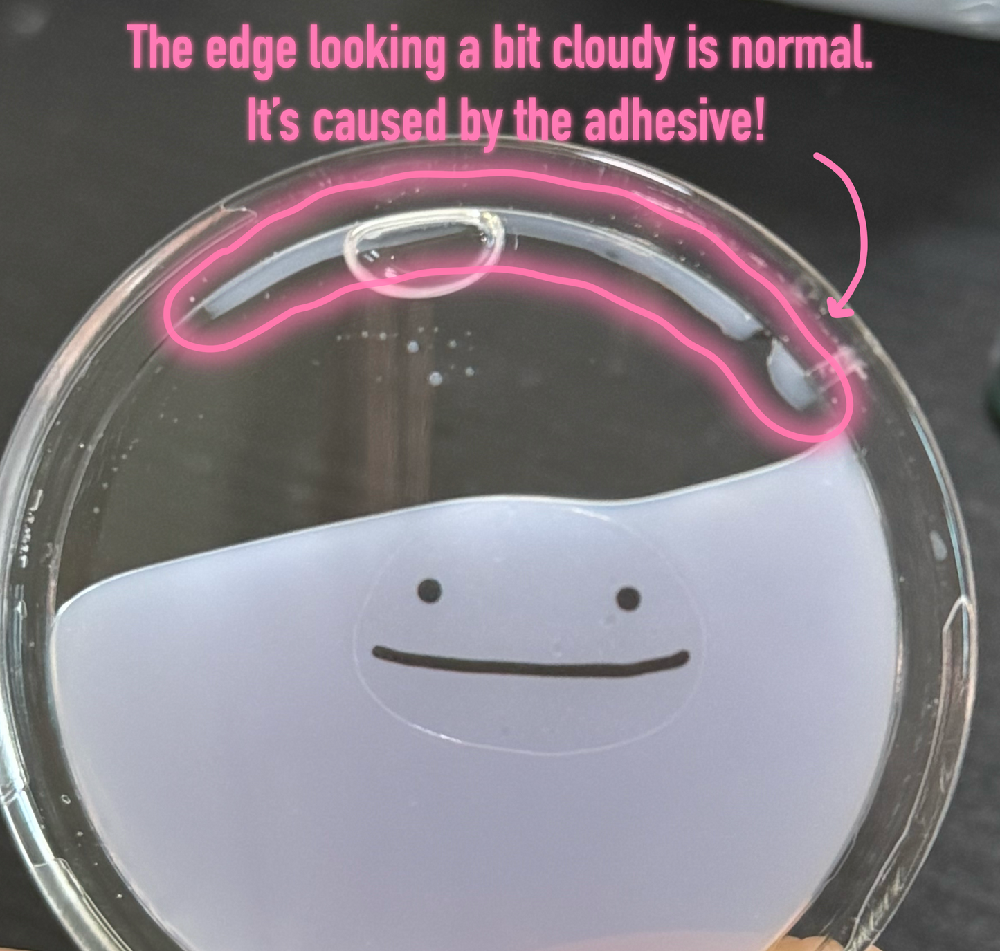 Ditto Shaker Charm | Keychain | Badge Reel | Phone Grip